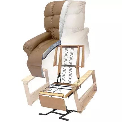 Perfect Sleep Chair Power Lift Recliner with Heat and Massage by Journey Health