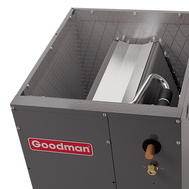 Goodman GSXC160481 4 Ton 16 SEER 2 Stage Variable Speed Central Air Conditioner Split System - Vertical - HA16405