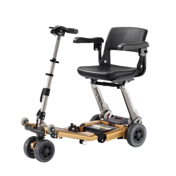 Freerider Luggie Golden Elite Folding Mobility Scooter - LUGGIEGOLDENE1 - Backyard Provider