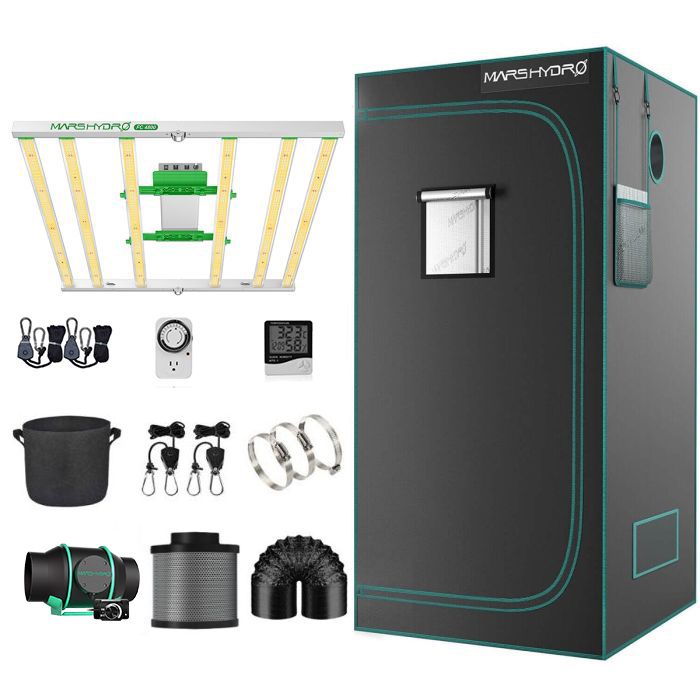 Mars Hydro FC 4800 & 4'x4' Full Grow Tent Kit