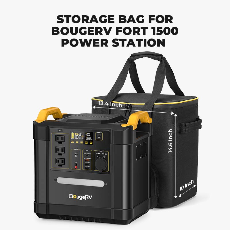 BougeRV FORT 1500 1,456Wh / 2,200W LiFePO4 Portable Power Station | ISE164 - Backyard Provider