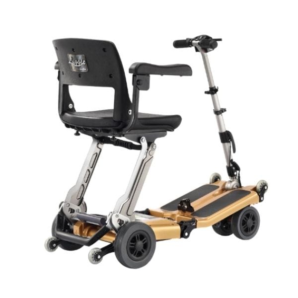 Freerider Luggie Golden Elite Folding Mobility Scooter - LUGGIEGOLDENE1 - Backyard Provider