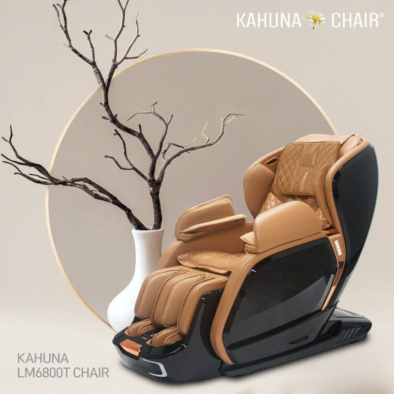 Kahuna Chair LM-6800T BLACK/CAMEL - Backyard Provider