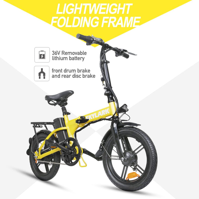 Nakto Skylark 16" Folding Electric Bike 250W 36V - ePower Go