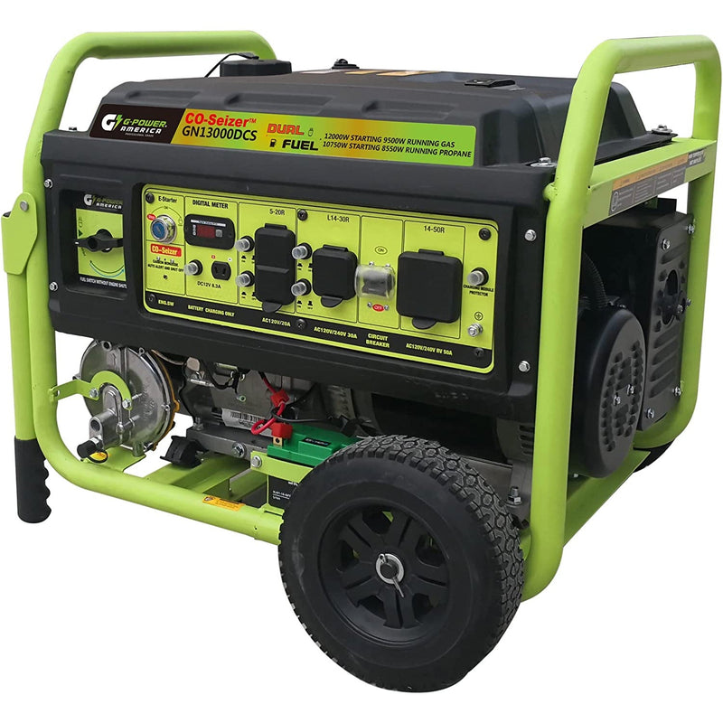 Green-Power America GN13000DCS Dual Fuel Generator - Backyard Provider