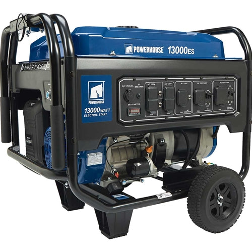 K & M Manufacturing Powerhorse Portable Generator - 13000 Watts & Electric Start