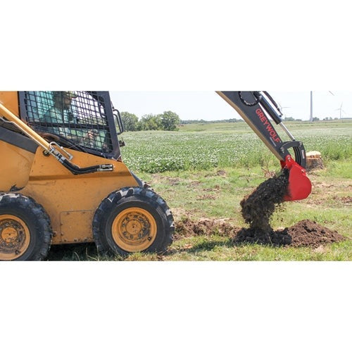 K & M Manufacturing GreyWolf™ Skid Steer Backhoe Attachment