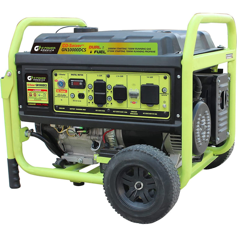 Green-Power America GN10000DCS Dual Fuel Generator - Backyard Provider