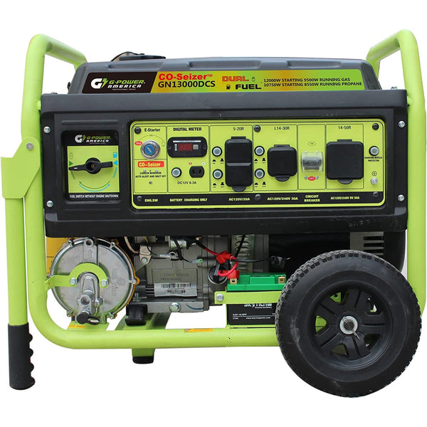 Green-Power America GN13000DCS Dual Fuel Generator - Backyard Provider