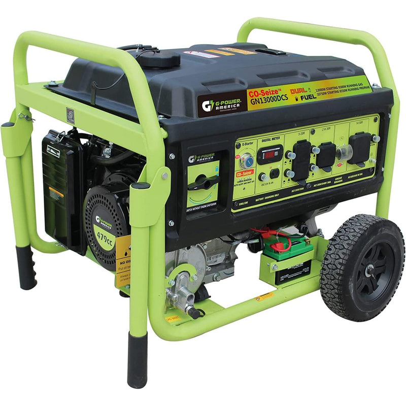 Green-Power America GN13000DCS Dual Fuel Generator - Backyard Provider