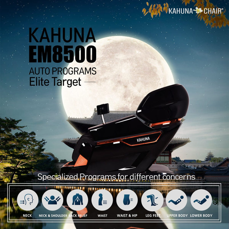 Kahuna Elite EM-8500 Massage Chair Black - Backyard Provider