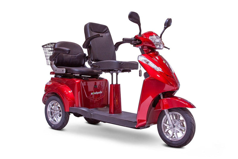 Ewheels EW-66 3-Wheel 2 Passenger Heavy-Duty Electric Scooter - ePower Go