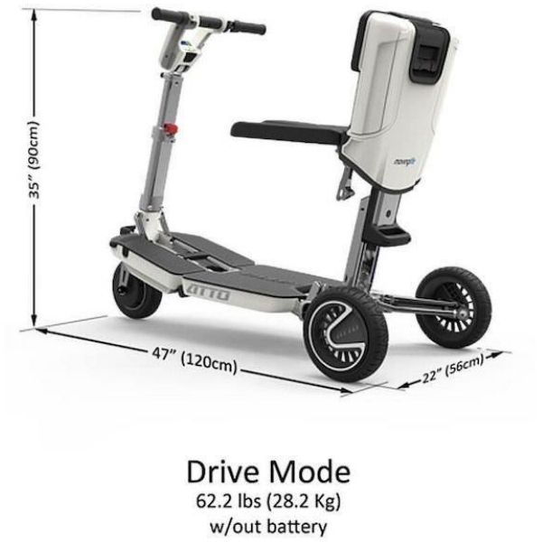 Moving Life Atto Folding Mobility Scooter