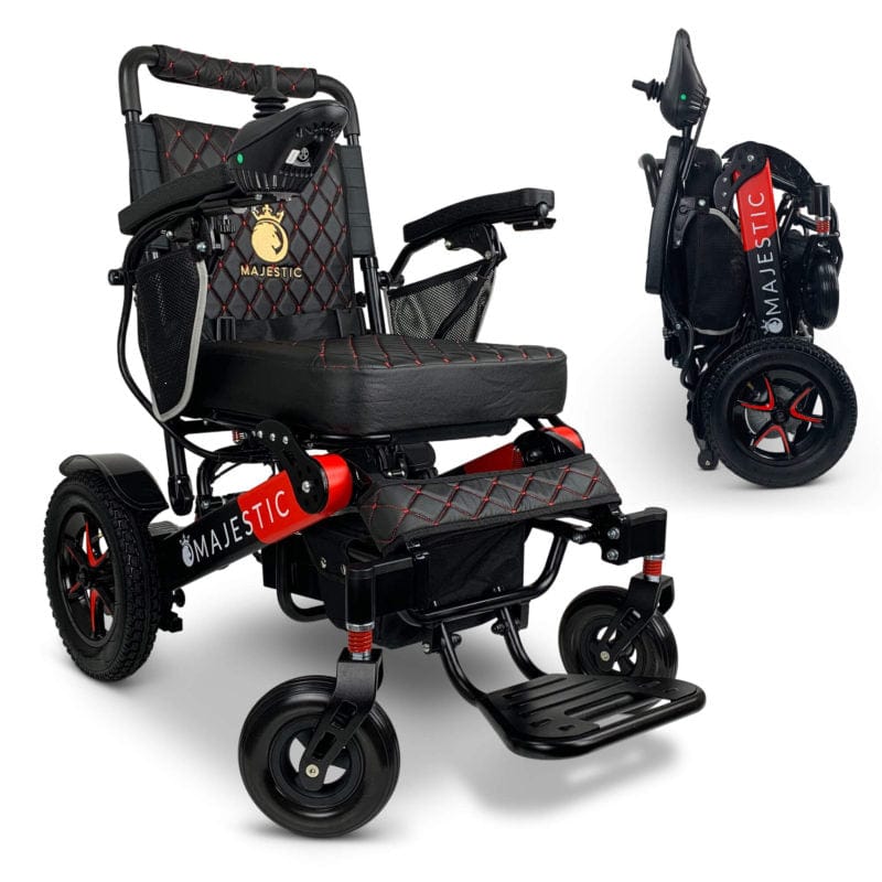 ComfyGo Majestic IQ-7000 Remote Controlled Electric Wheelchair With Optional Auto Fold