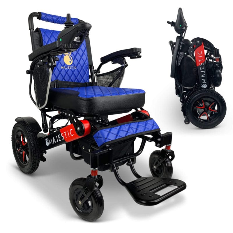 ComfyGo Majestic IQ-7000 Remote Controlled Electric Wheelchair With Optional Auto Fold