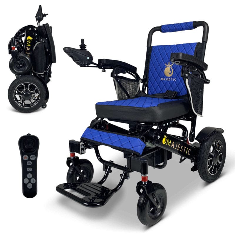 ComfyGo Majestic IQ-7000 Remote Controlled Electric Wheelchair With Optional Auto Fold