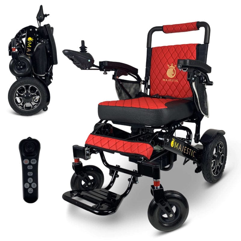 ComfyGo Majestic IQ-7000 Remote Controlled Electric Wheelchair With Optional Auto Fold