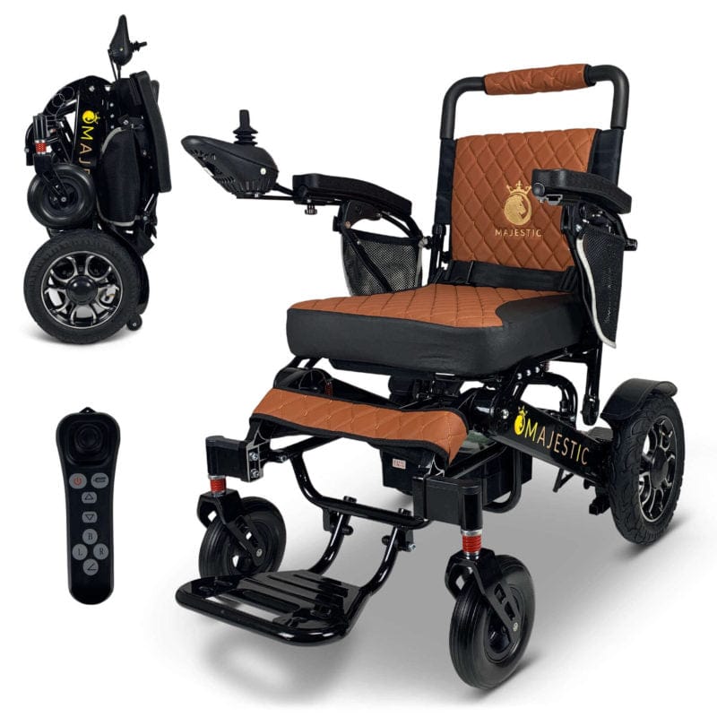 ComfyGo Majestic IQ-7000 Remote Controlled Electric Wheelchair With Optional Auto Fold