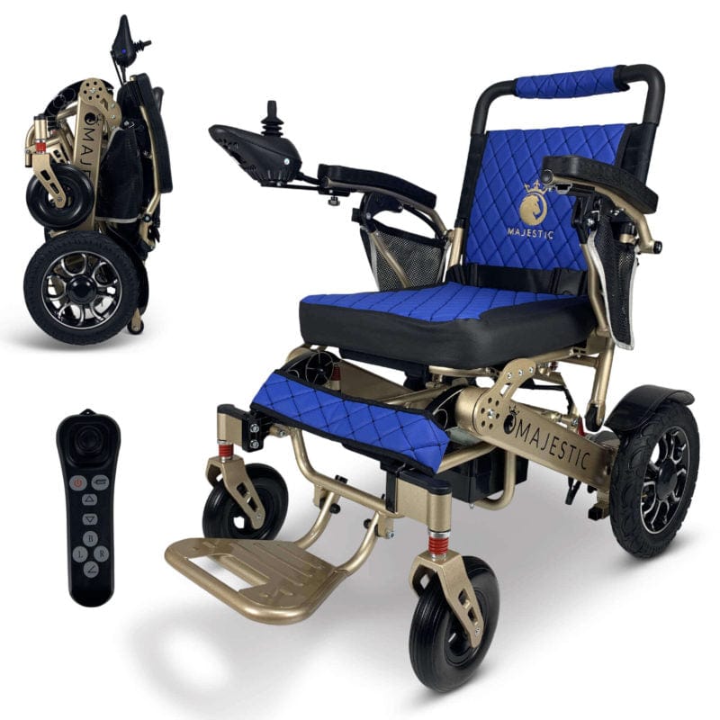 ComfyGo Majestic IQ-7000 Remote Controlled Electric Wheelchair With Optional Auto Fold