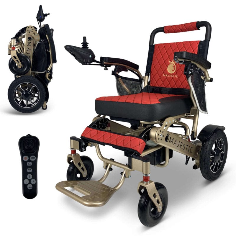 ComfyGo Majestic IQ-7000 Remote Controlled Electric Wheelchair With Optional Auto Fold