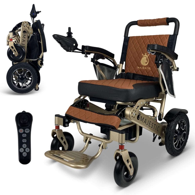 ComfyGo Majestic IQ-7000 Remote Controlled Electric Wheelchair With Optional Auto Fold