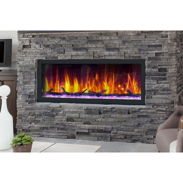 Dynasty Cascade 52'' Recessed Linear Electric Fireplace - DY-BTX52