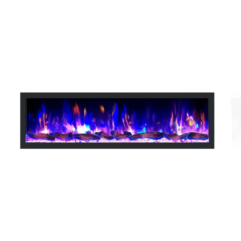 Dynasty Cascade 64'' Recessed Linear Electric Fireplace - DY-BTX64