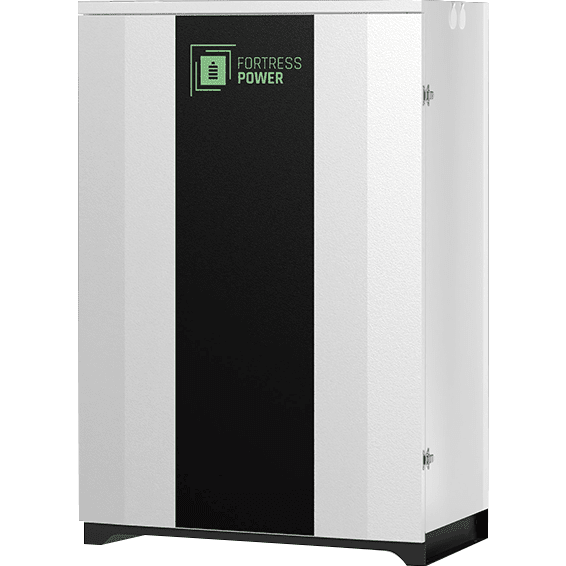 Fortress Power FlexTower Without Inverter - 3 eFlex Units, IP65 Outdoor Rated Inverter Enclosure with Built-in Active Cooling Fan; Durarack with 3 eFlex Units, Inverter Not Included.