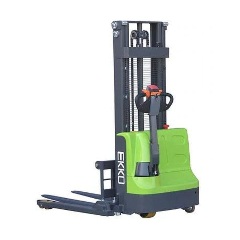 EKKO Lithium Ion Phosphate Straddle Stacker - 2640 lbs Capacity - EB12E-98Li