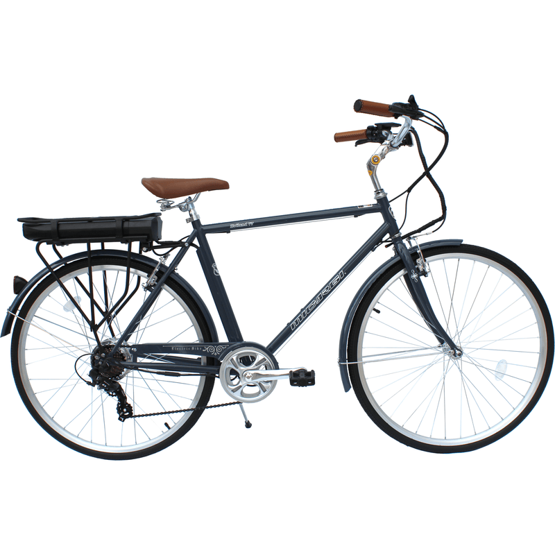 Micargi Holland V7 Grey Crossbar 48V 350W Electric City Bike - HOLLAND V7-M-GREY - ePower Go