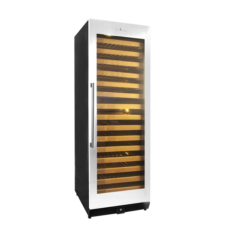 KingsBottle KBU170WX Single Zone 166 Bottle Wine Cooler