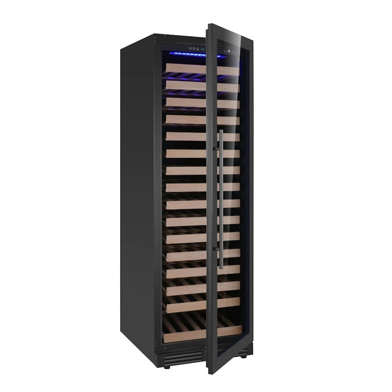 KingsBottle KBU425DX 24 Inch Upright Low-E Glass Door Dual Zone Large Wine Cooler