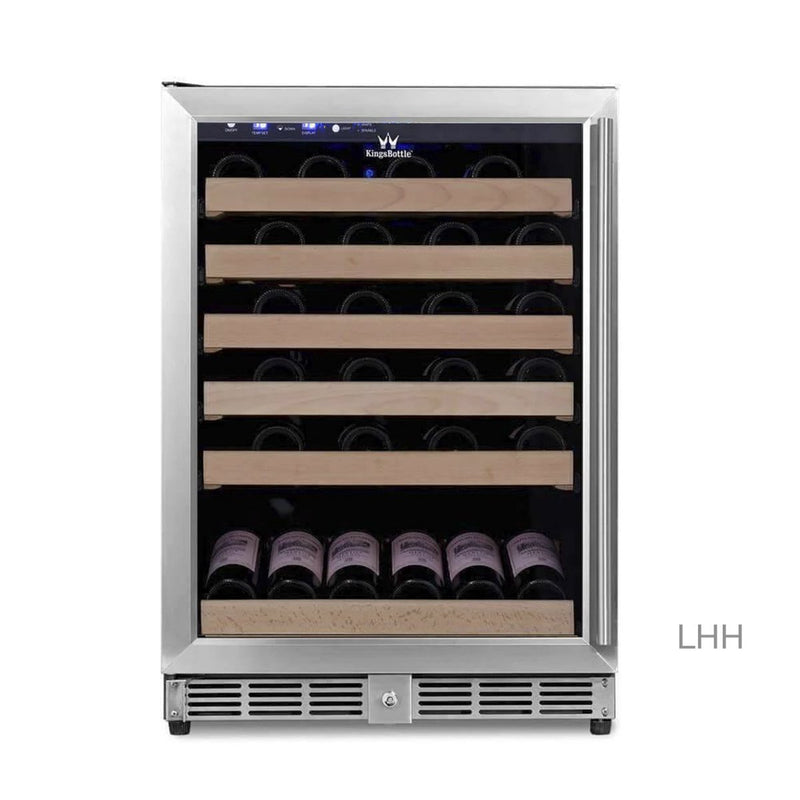 KingsBottle KBU50WX 46 Bottle 24 inch Under Counter Wine Cooler Built in