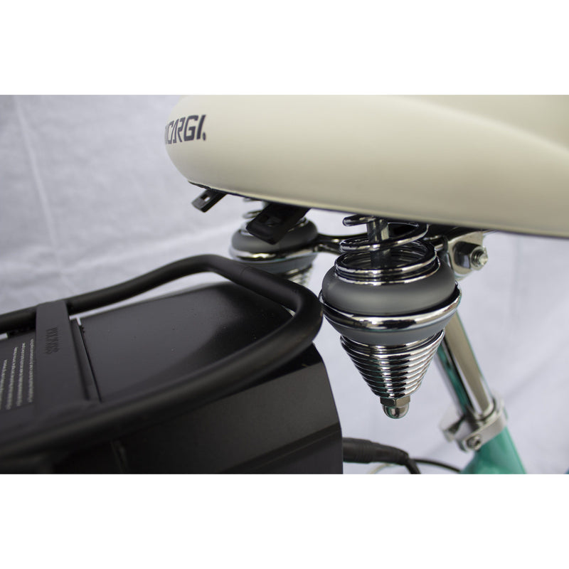 Micargi Luna 26" Beach Cruiser Step-Thru 48V 350W Electric Bike - LUNA-F-AQUA GREEN - ePower Go