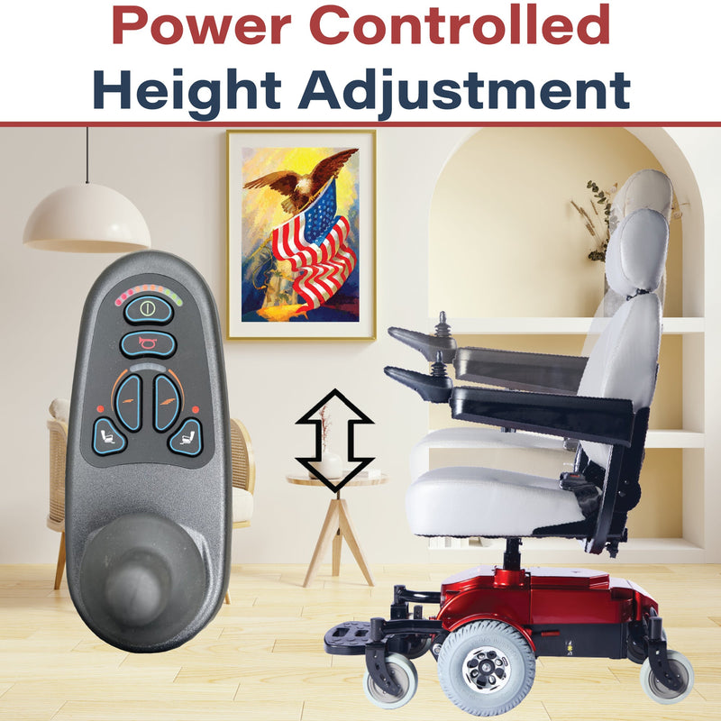 Zip’r Mantis SE Electric Wheelchair with Power Adjustable Seat