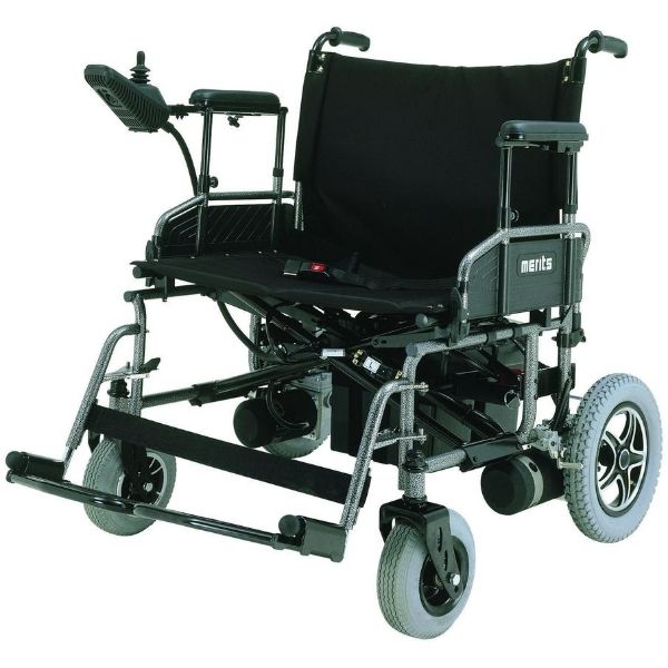 Merits Health P183 Travel-Ease Folding Electric Wheelchair - 700 lbs