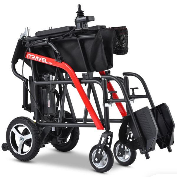 Metro Mobility iTravel Lite Folding Power Wheelchair - Backyard Provider