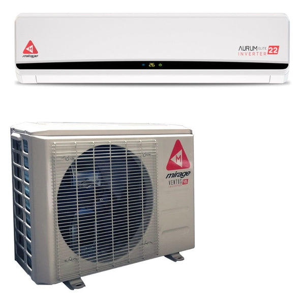 Mirage Ventus X 18,000 BTU 19 SEER Ductless Mini Split Air Conditioner and Heat Pump - 220V/60Hz - Backyard Provider