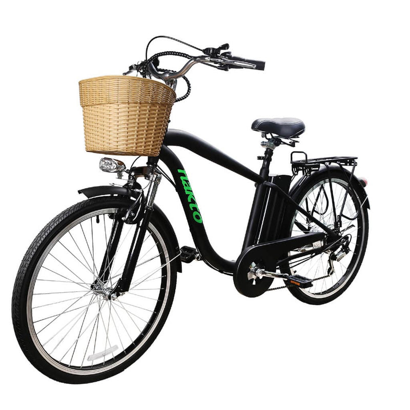 Nakto Camel City 26” Men’s Cruiser Electric Bike 250W 36V With Basket - ePower Go