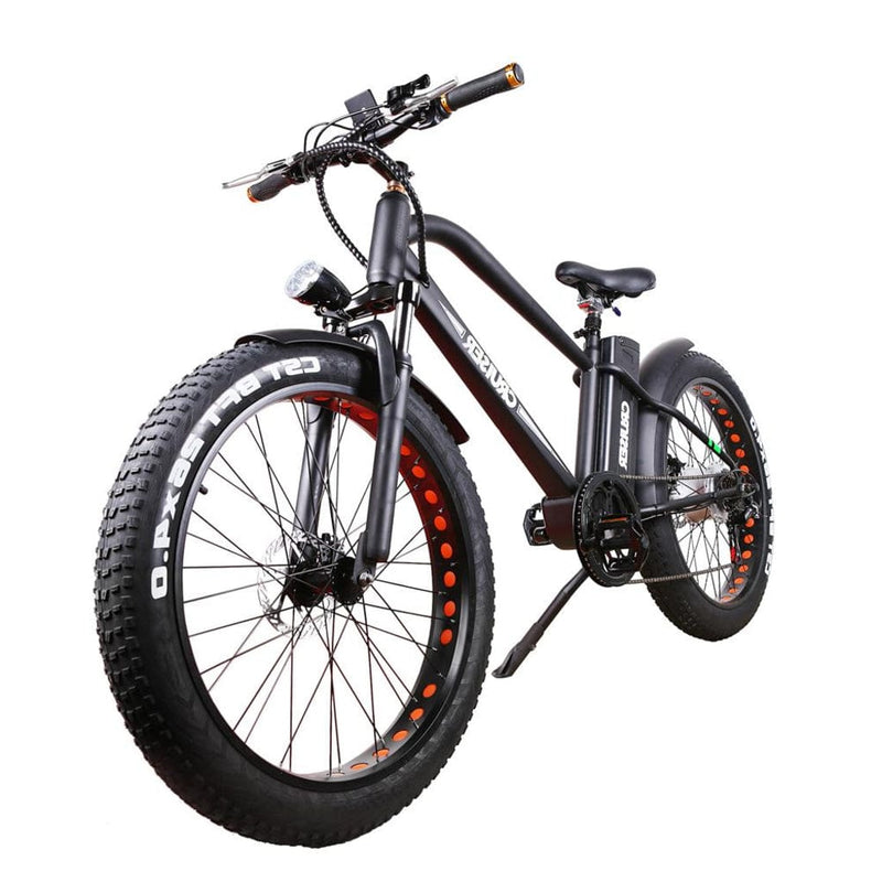 Nakto Super Cruiser 26" Fat Tire 500W 48V Electric Bike Black - ePower Go