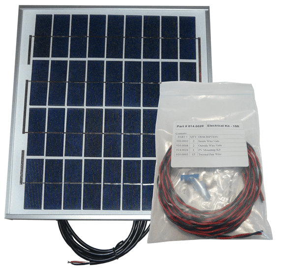 Heliatos RV Freeze Protected Solar Water Heater Kit with Built-In Heat Exchanger - Backyard Provider