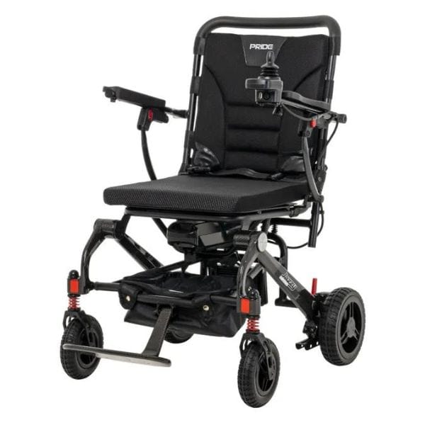 Pride Jazzy Carbon Travel Lite Power Chair - JCARBONBK1001 - Backyard Provider