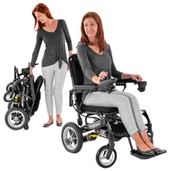 Pride Jazzy Passport Folding Power Chair JZPASS - Backyard Provider