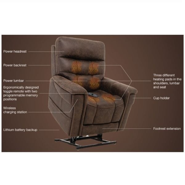 Pride Mobility Viva Radiance PLR-3955 Power Recliner - Backyard Provider