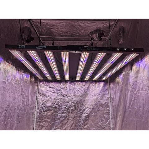 Optic LED Slim 650S Dimmable LED Grow Light 650W 120 Degree 3500K