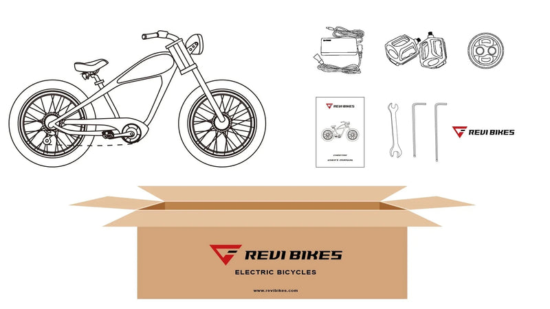 ReviBikes Classic Cheetah BAFANG 750W Motor Café Racer Electric Cruiser Bike - ePower Go