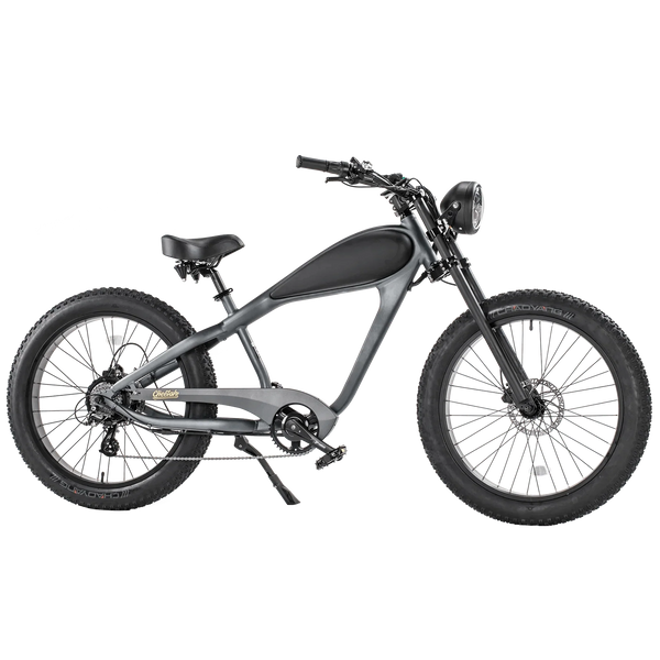 ReviBikes Classic Cheetah BAFANG 750W Motor Café Racer Electric Cruiser Bike - ePower Go