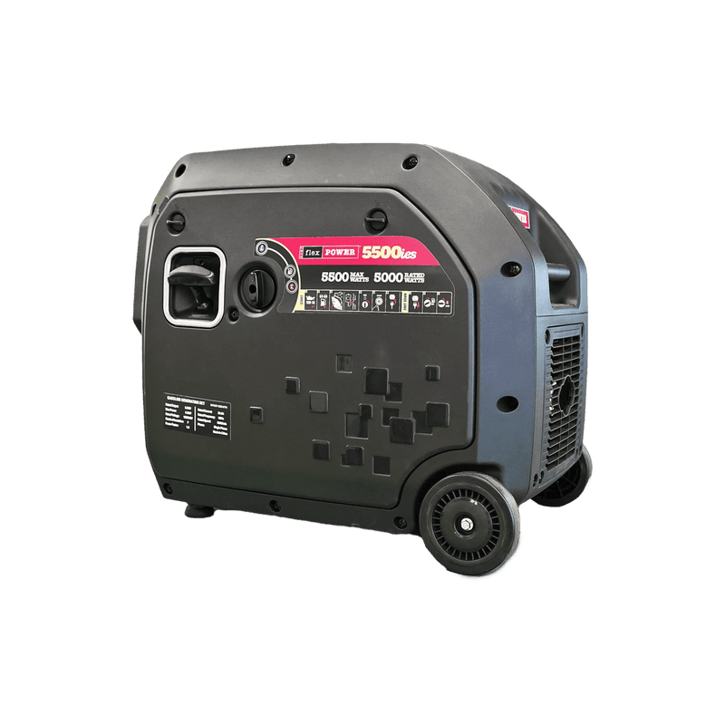 RVMP Flex Power 5500ies Inverter Generator 5000W/5500W RV and Parallel Ready Electric Start Gas New