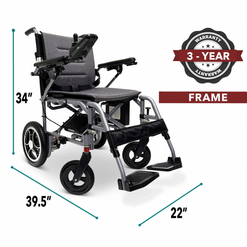 ComfyGo X-7 Super Lightweight Folding Electric Wheelchair