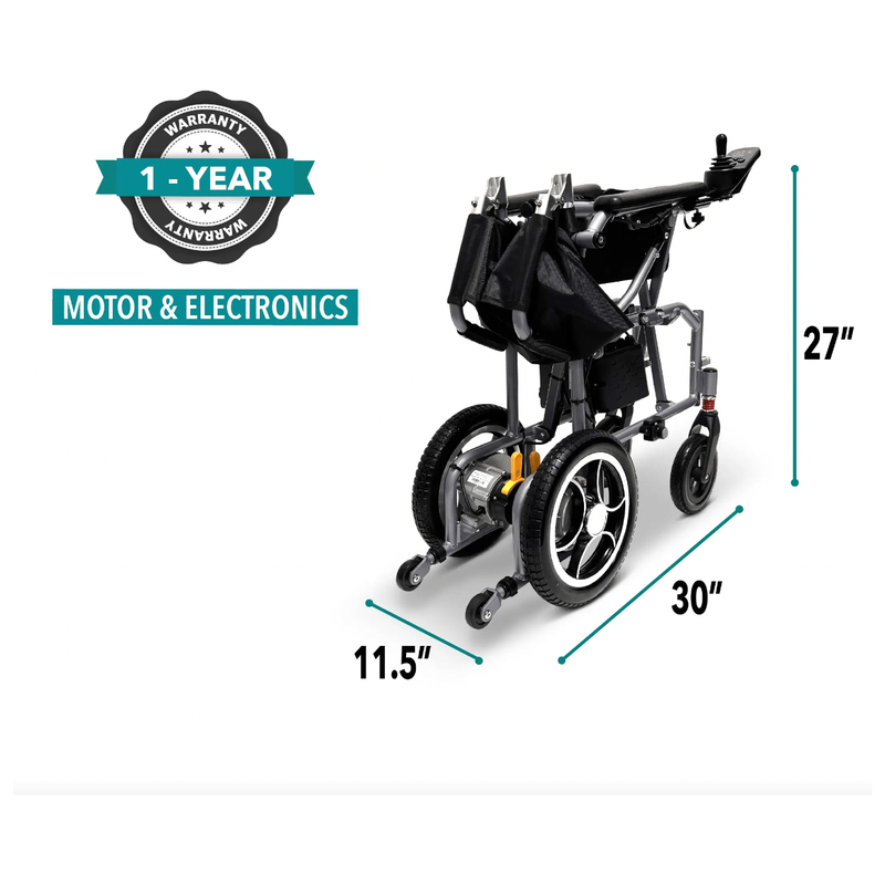 ComfyGo X-7 Super Lightweight Folding Electric Wheelchair